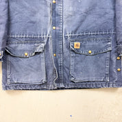 F- Vintage Carhartt Blanket Lined Chore Work Jacket