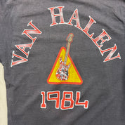 F- Vintage '84 Van Halen 1984 Graphic Made In USA Single Stitch Tee