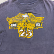 F- Vintage '78 Harley Davidson Kentucky Graphic Made In USA Single Stitch Tee