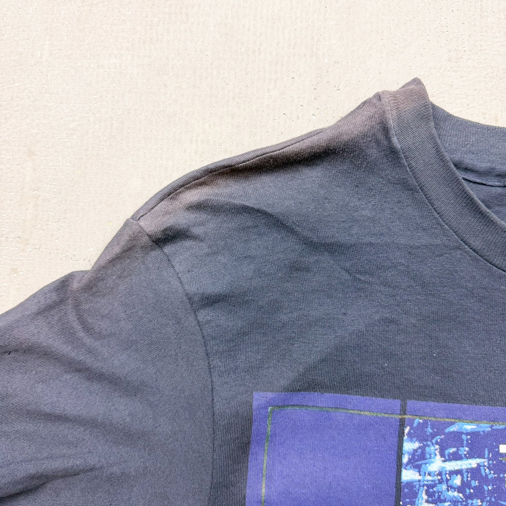 F- Vintage '87 U2 The Joshua Tree Tour Picture Made In USA Single Stitch Tee