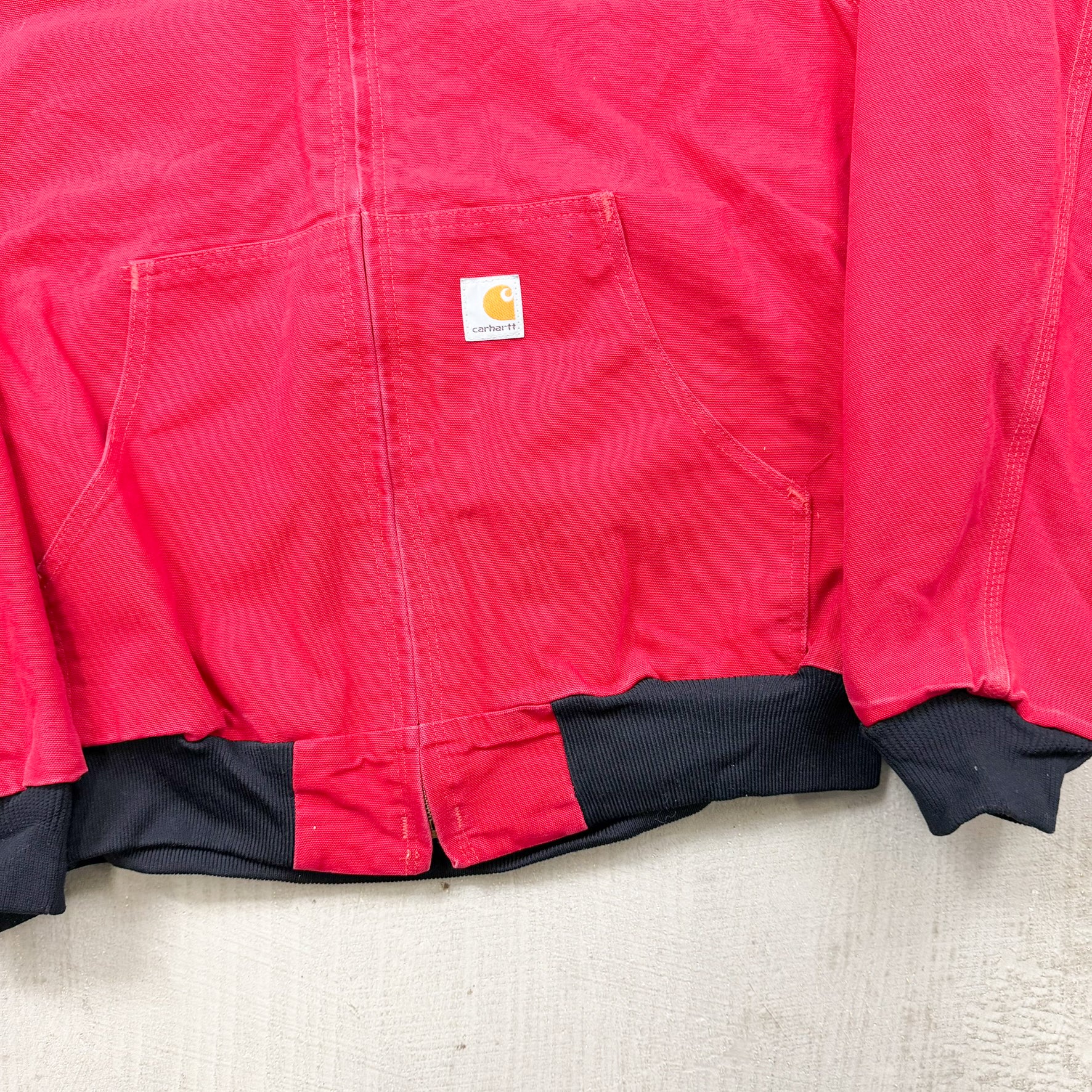 F- Vintage Carhartt University Of Georgia Active Hooded Work Jacket