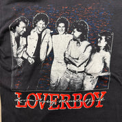 F- Vintage '86 Loverboy Lovin' Every Minute Of It Tour Picture Made In USA Single Stitch Tee