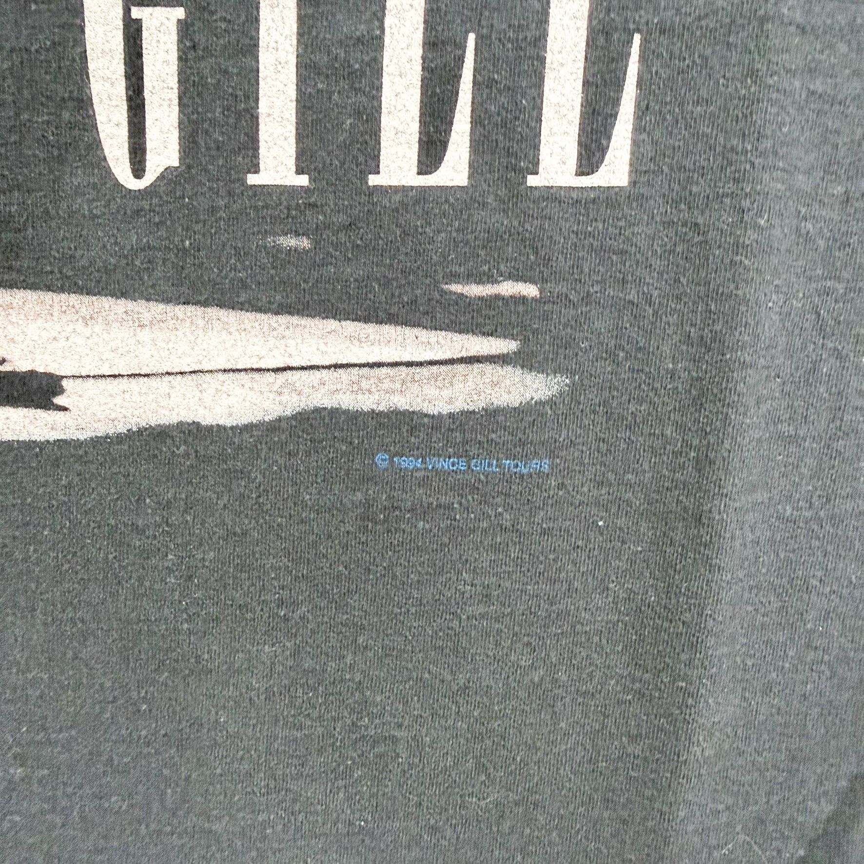 F- Vintage '95 Vince Gill Picture Tour Made In USA Single Stitch Tee