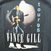 F- Vintage '95 Vince Gill Picture Tour Made In USA Single Stitch Tee
