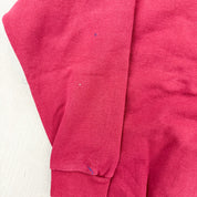 F- Vintage 90s Nike Burgundy Embroidered Swoosh Crewneck