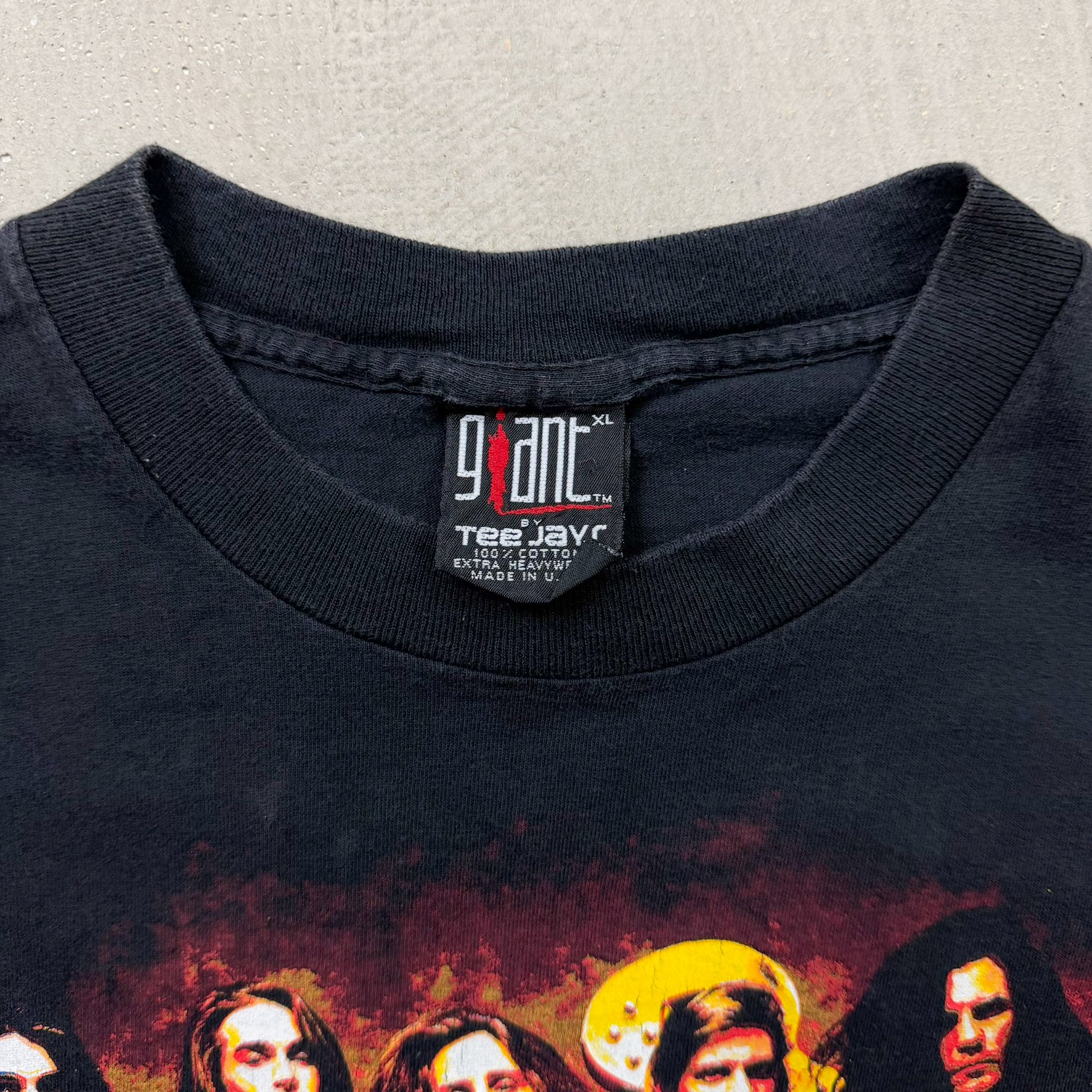 F- Vintage '93 Jackyl Picture Graphic Giant Tag Made In USA Single Stitch Tee