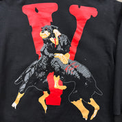 F- Vlone City Morgue Dogs Cropped Hoodie