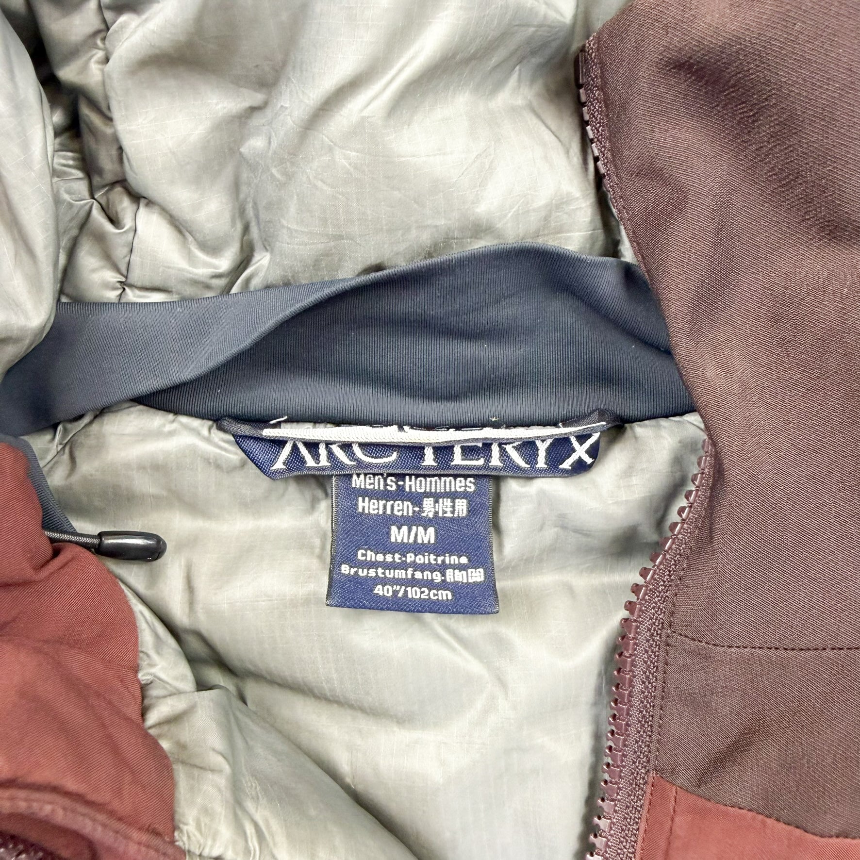 F- Arc'teryx Wind Stopper Zip Up Winter Jacket