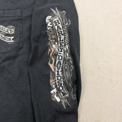 F- Vintage '06 Harley Davidson Kenosha Wisconsin Made In USA Long Sleeve Tee