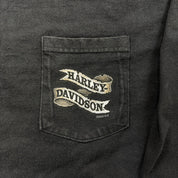 F- Vintage '06 Harley Davidson Kenosha Wisconsin Made In USA Long Sleeve Tee