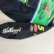 F- Vintage '06 Nascar Jeff Hamilton Design Kellogg's Honey Smacks Racing Jacket