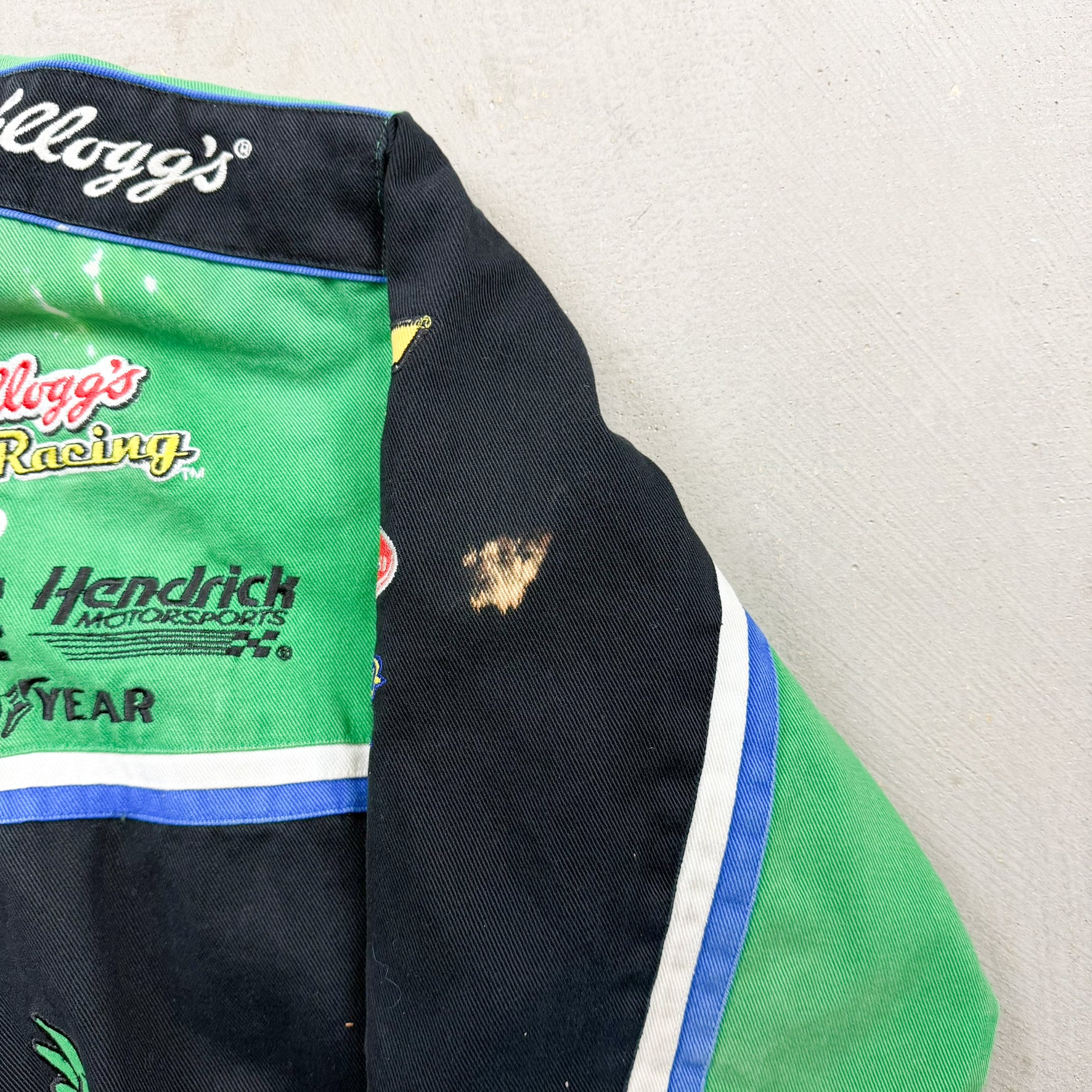 F- Vintage '06 Nascar Jeff Hamilton Design Kellogg's Honey Smacks Racing Jacket