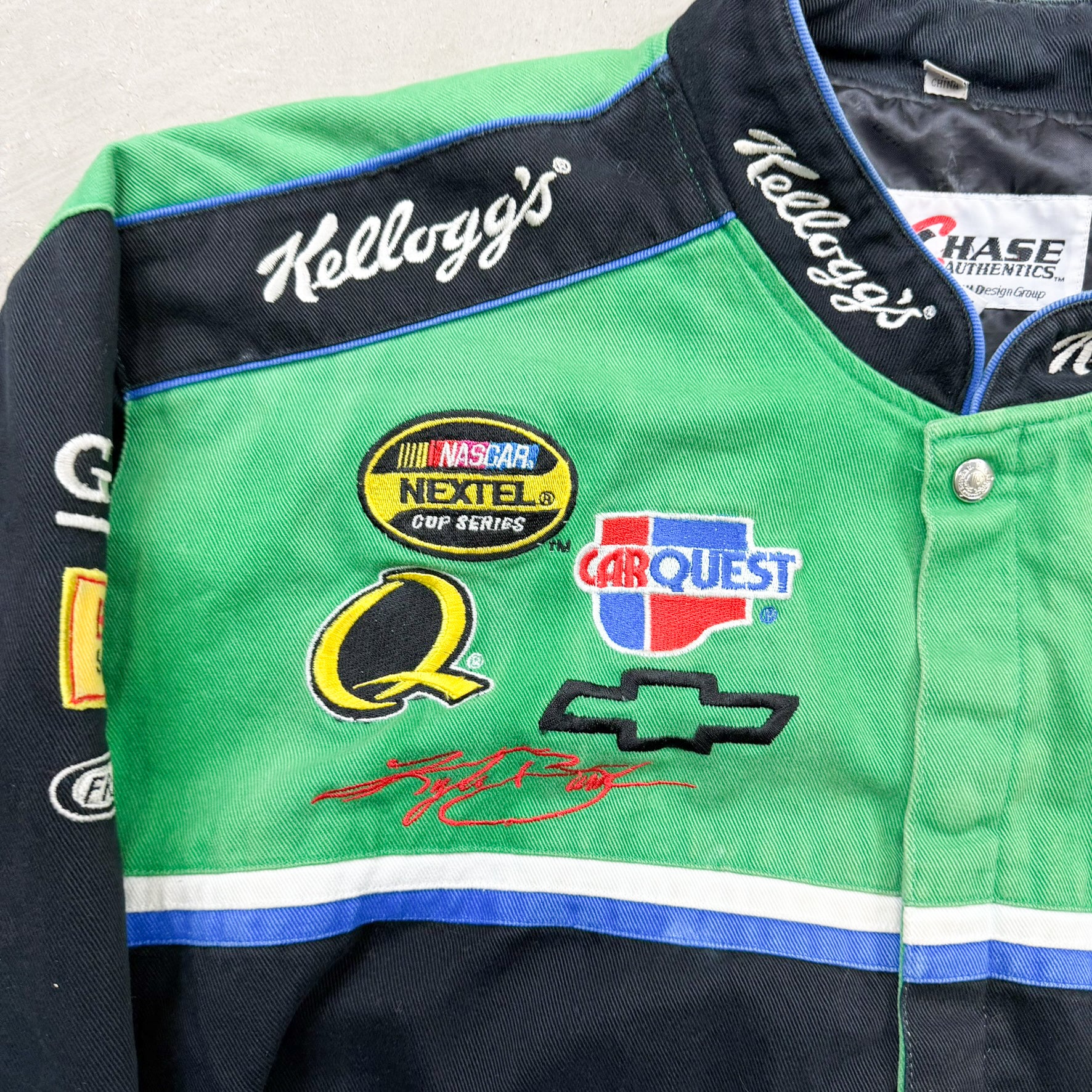 F- Vintage '06 Nascar Jeff Hamilton Design Kellogg's Honey Smacks Racing Jacket