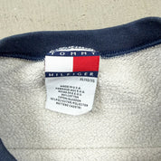 F- Vintage Tommy Hilfiger Text & Logo Made In USA Crewneck
