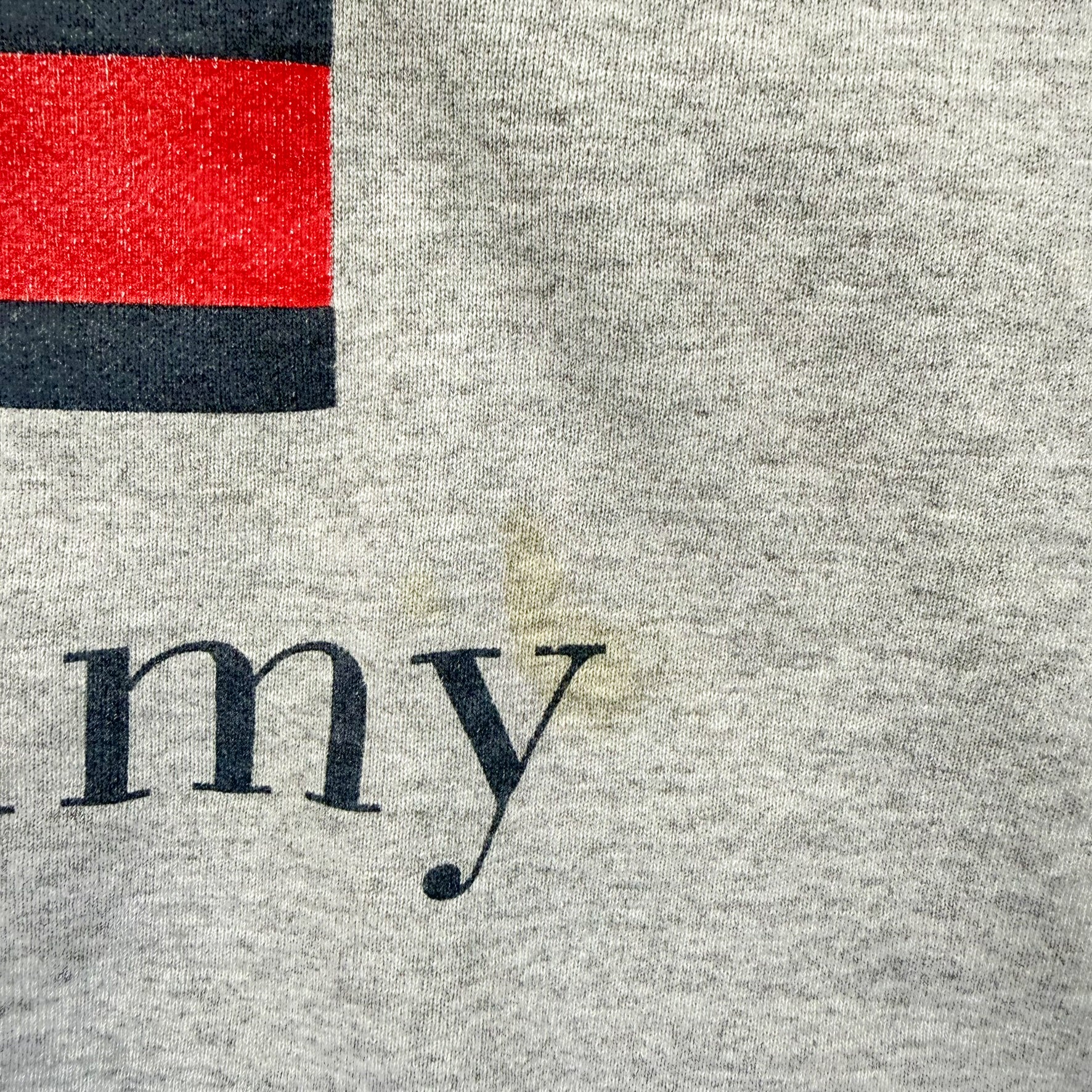 F- Vintage Tommy Hilfiger Text & Logo Made In USA Crewneck