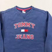 F- Vintage Tommy Hilfiger Embroidered Text & Logo Crewneck