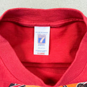 F- Vintage '98 Chicago Bulls 6 Times NBA Champions Logo 7 Tee