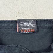 F- Vintage '98 Harley Davidson Kansas City Made In USA Single Stitch Henley Tee