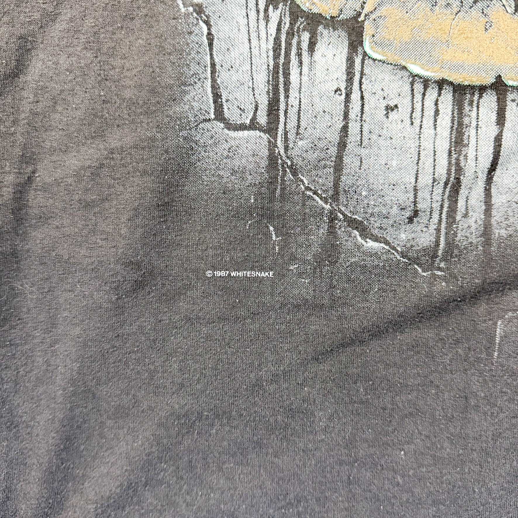 F- Vintage '88 Whitesnake Tour Graphic Made In USA Single Stitch Tee