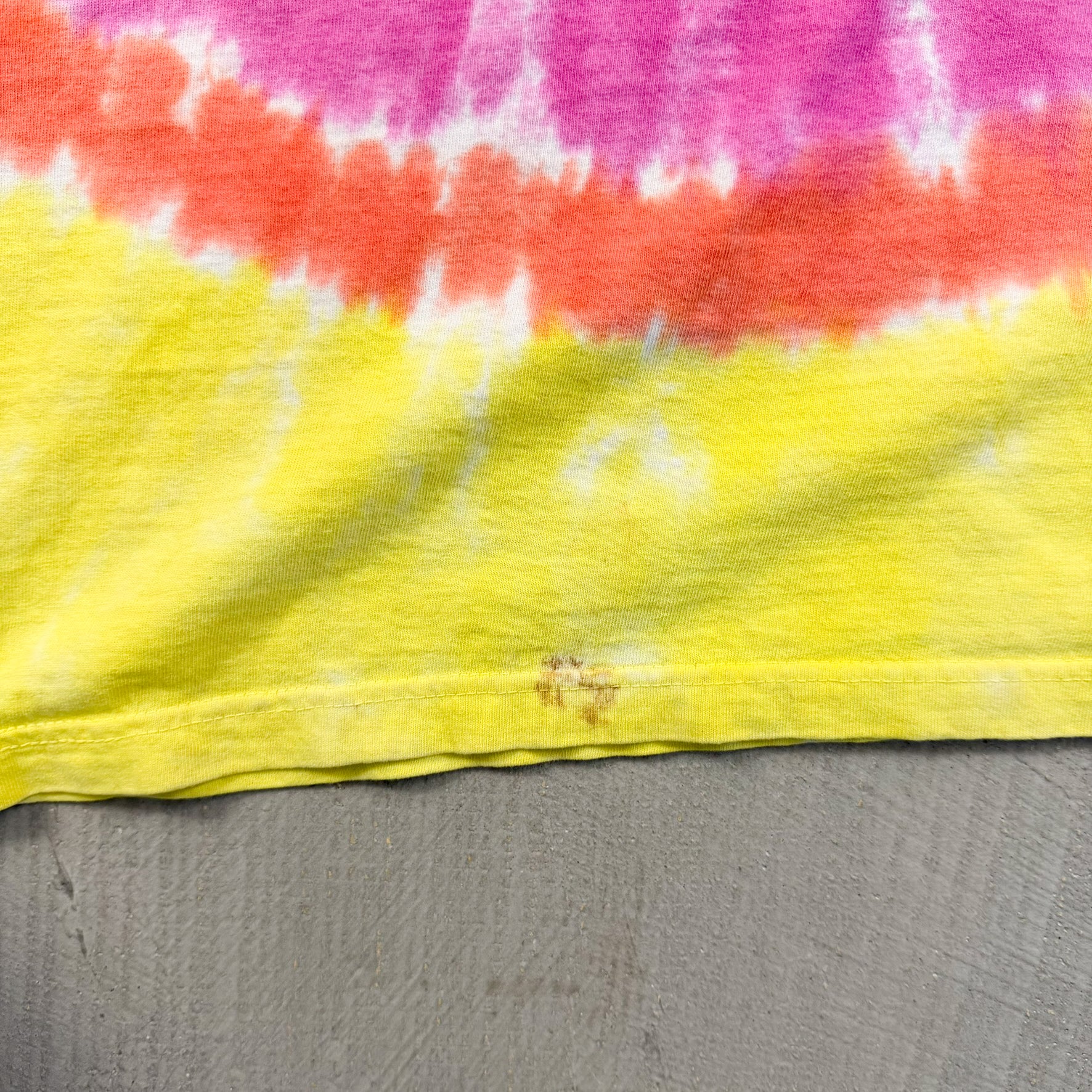 F- Vintage '03 The Grateful Dead Liquid Blue Ice Cream Tie Dye Tee