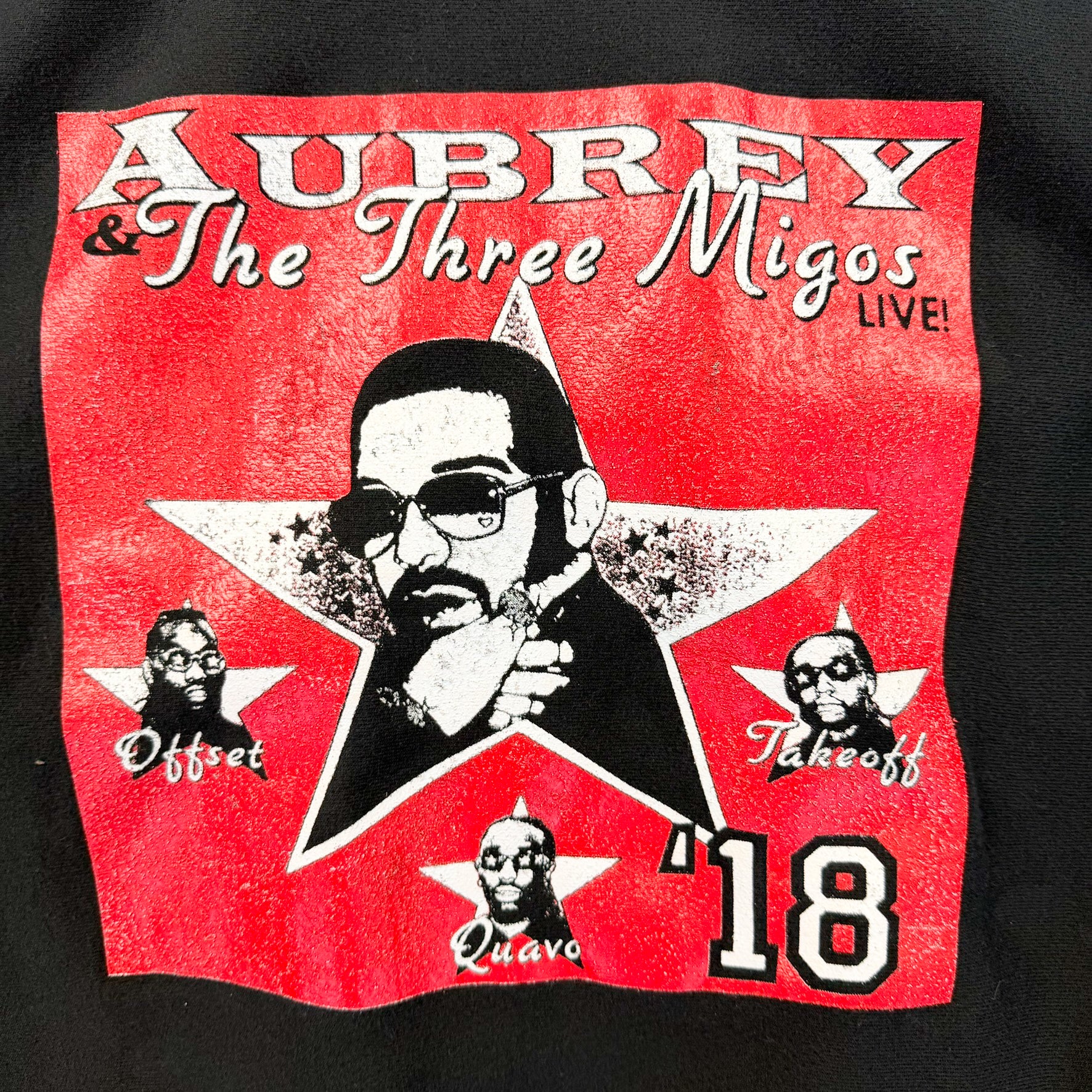 F- '18 Drake & The Three  amigos Tour Champion Reverse Weave Hoodie