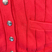 F- Vintage Izod Cardigan Knit Sweater