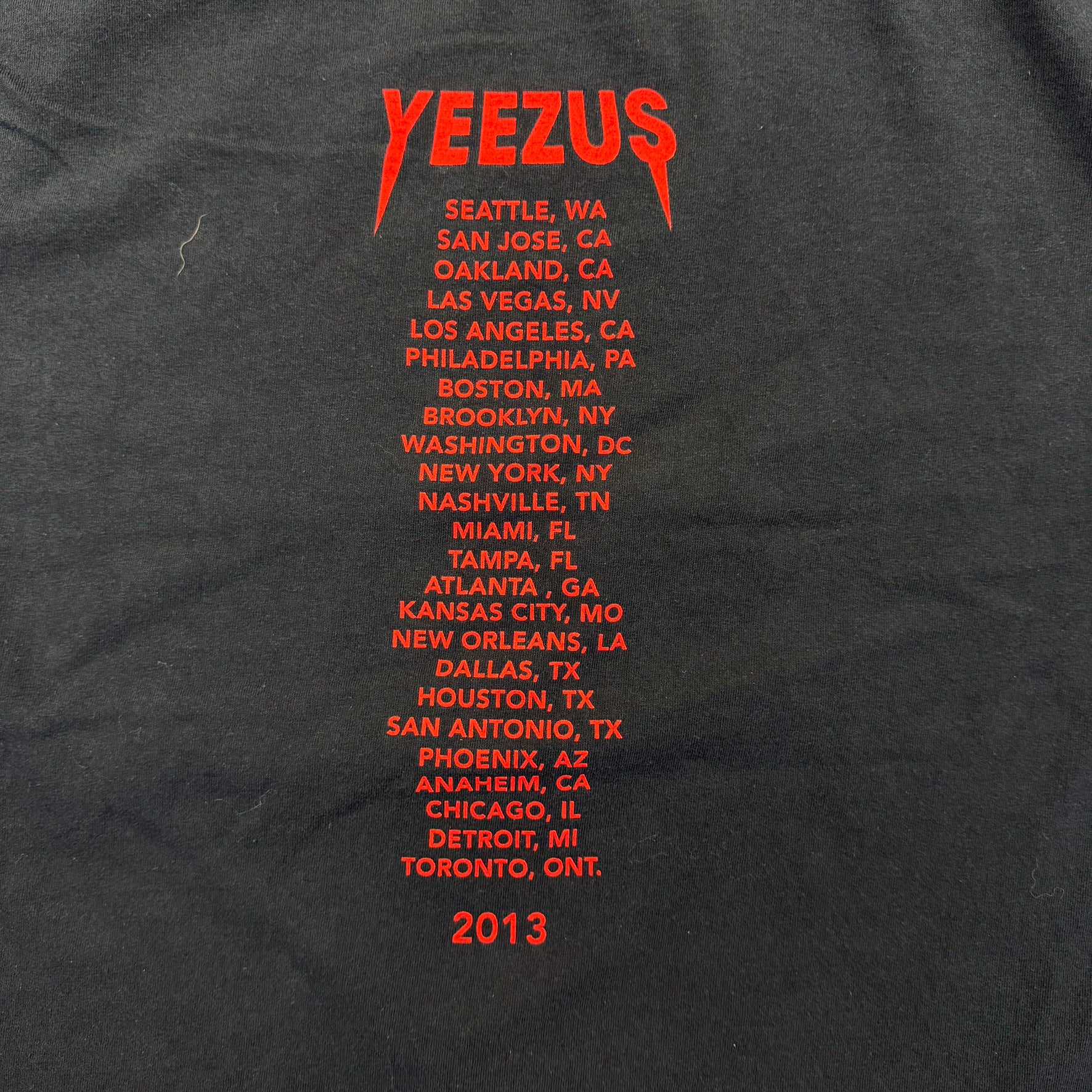 F- '13 Kanye West Yeezus God Wants You Tee