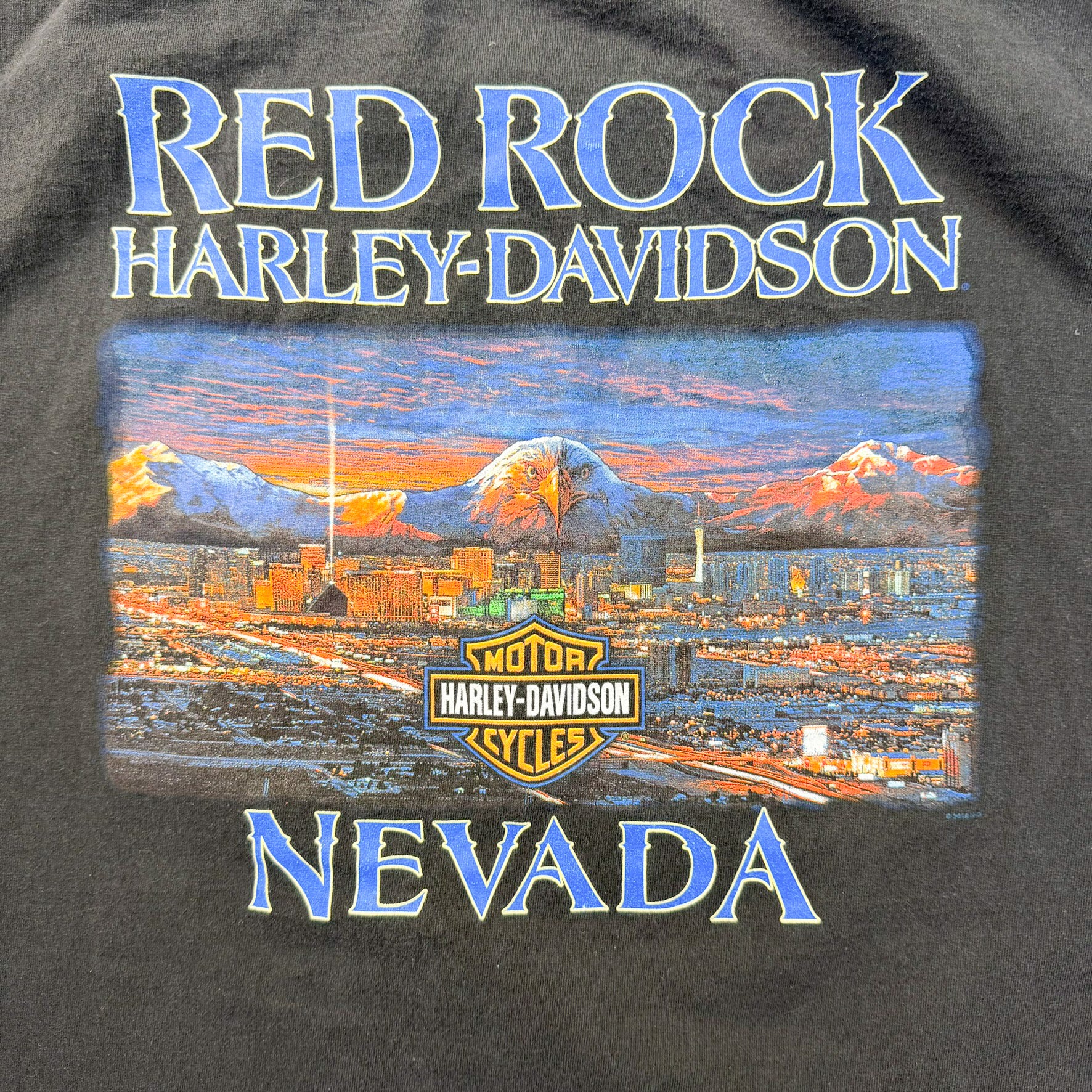 F- Vintage Harley Davidson Red Rock Nevada Tee