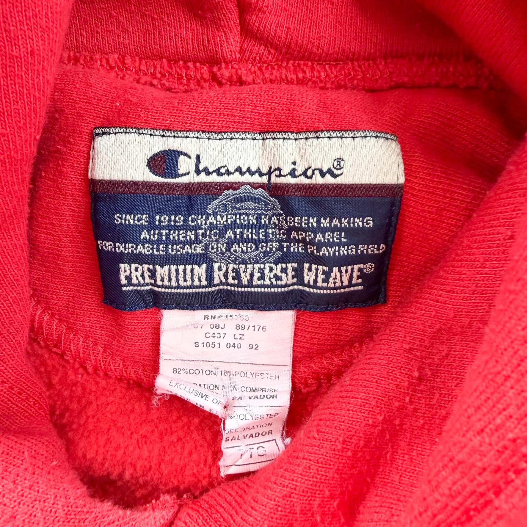 F- Vintage Premium Champion Reverse Weave Hoodie