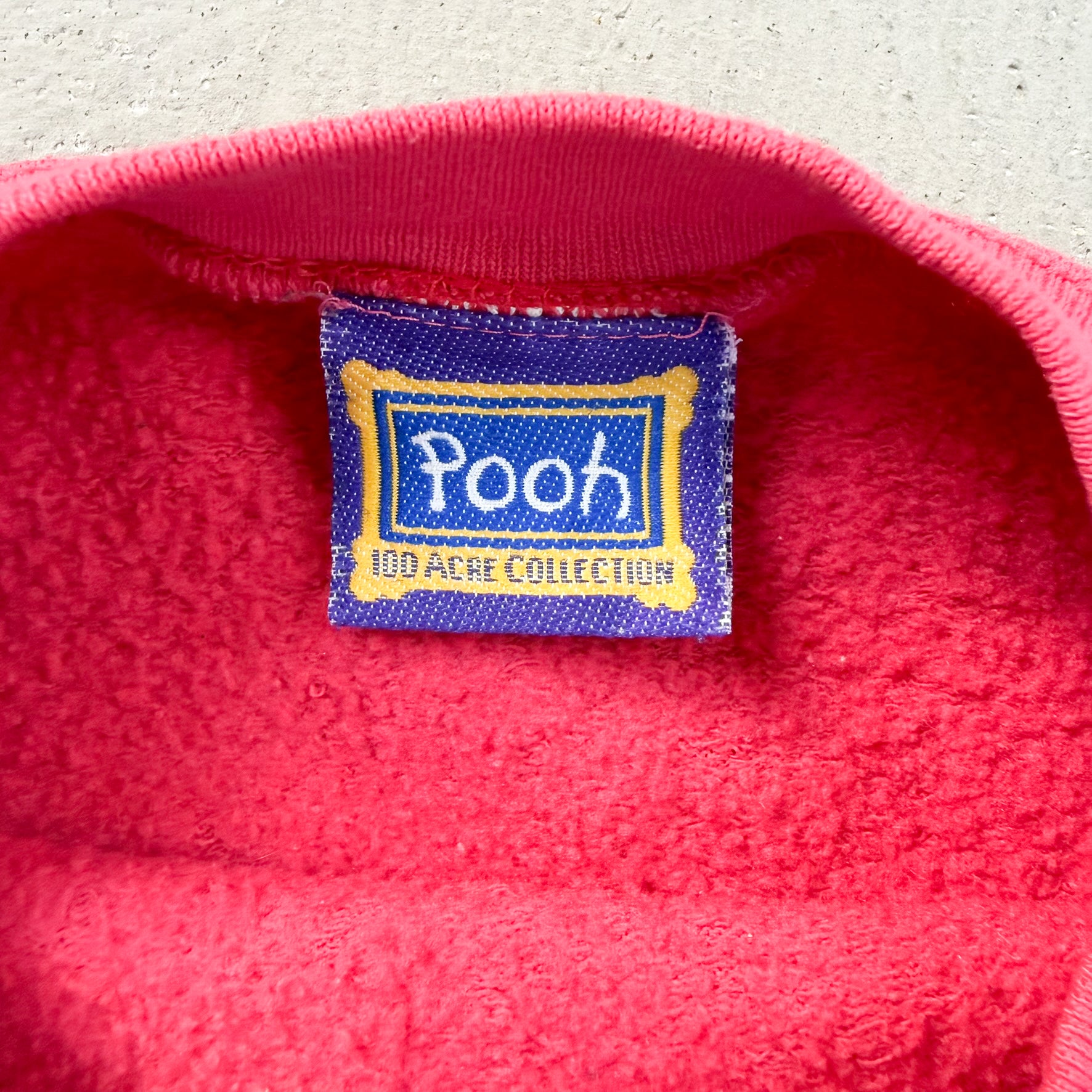 F- Vintage Disney Winnie The Pooh Embroidered Character Crewneck