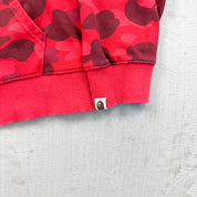 F- BAPE Camo Ponr Camo Shark Full Zip Hoodie