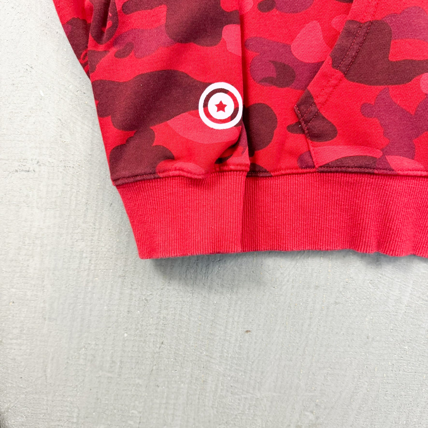 F- BAPE Camo Ponr Camo Shark Full Zip Hoodie