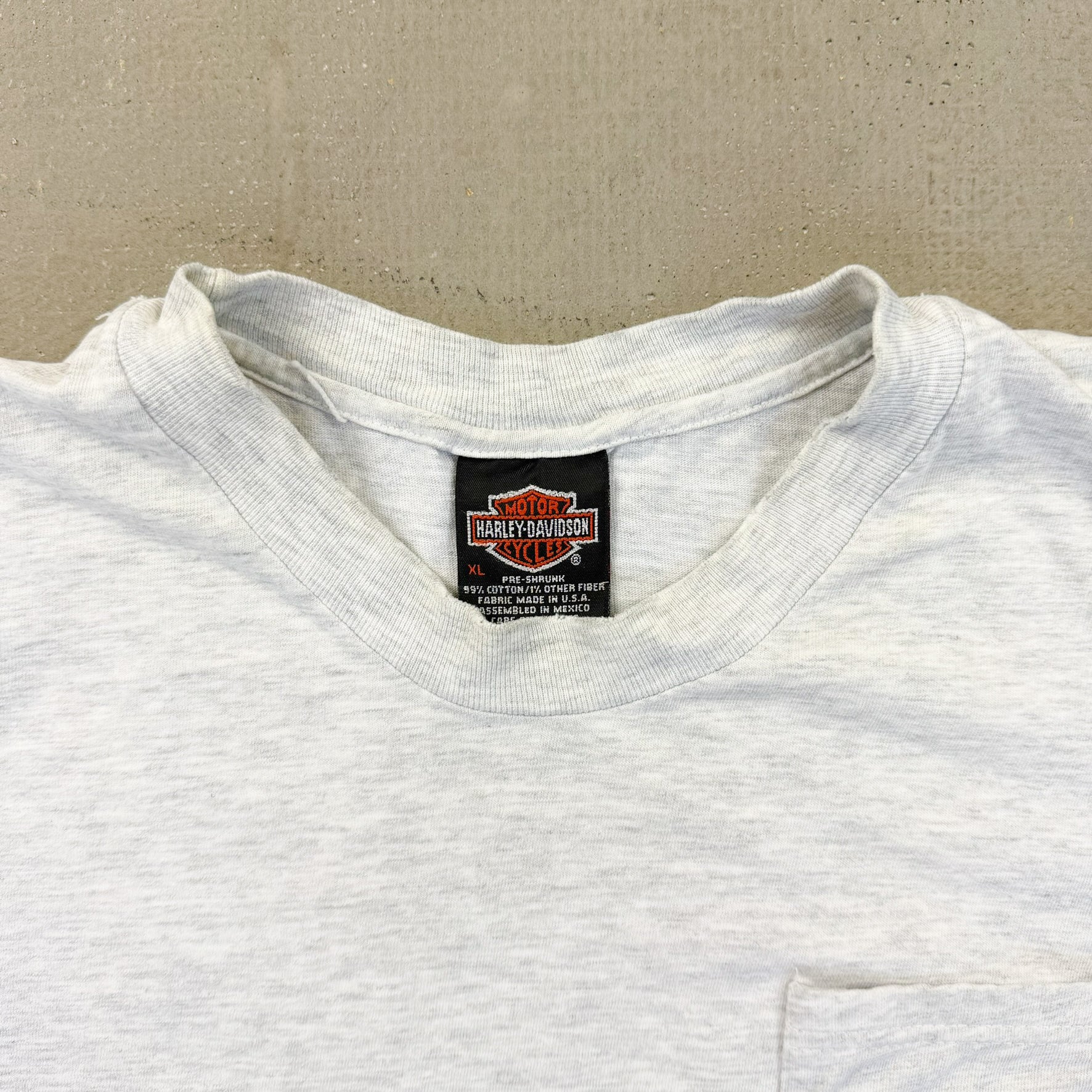F- Vintage '97 Harley Davidson Savannah Single Stitch Pocket Tee