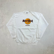 F- Vintage Hard Rock Cafe Phoenix Arizona Logo Crewneck