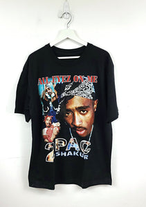 2PAC Shakur All Eyez On Me Hip Hop Bootleg Music Tee – HG VINTAGE