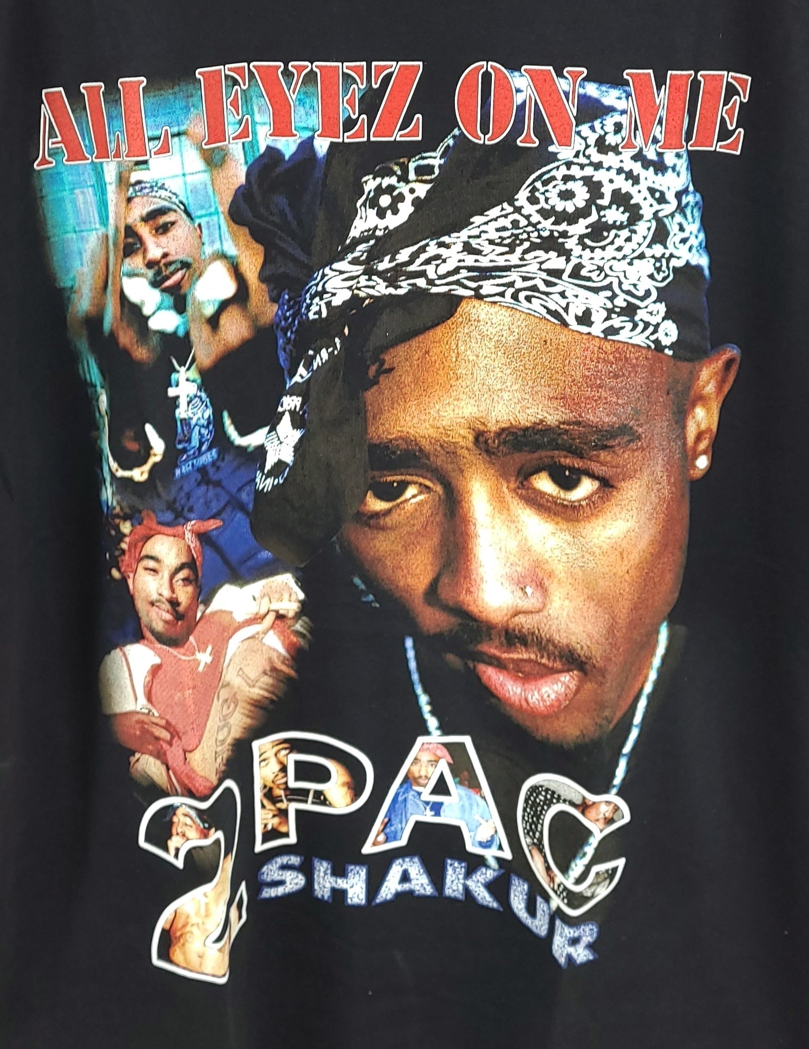 2PAC Shakur All Eyez On Me Hip Hop Bootleg Music Tee – HG VINTAGE