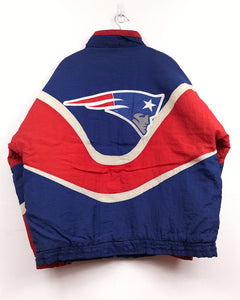 New England Patriots Vintage NFL Apex One Full Zip Sports Jacket