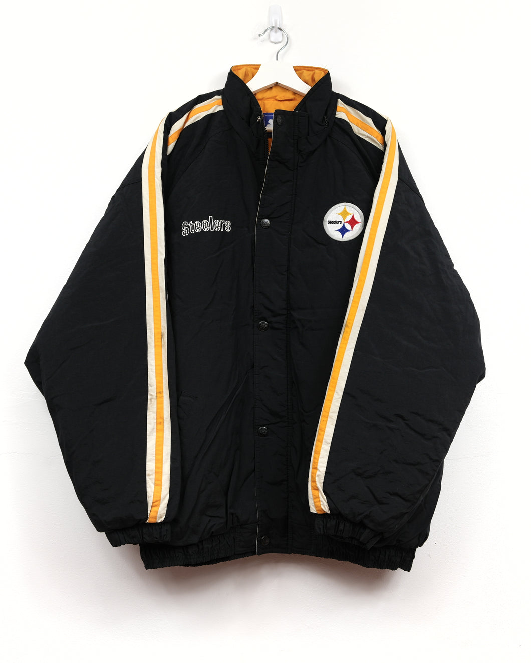 Pittsburgh Steelers Vintage NFL Full Zip Starter Jacket