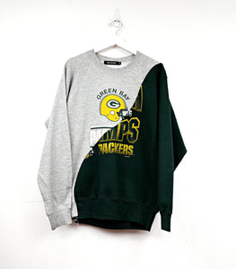 Haus Of Mojo Rework Green Bay Packers Swirl Unisex Sweatshirt