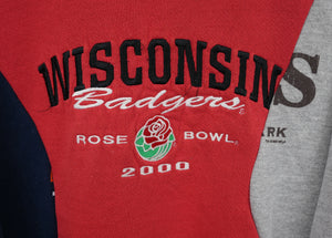 Haus Of Mojo Rework Wisconsin Rose Bowl '00 3-Way Unisex Sweatshirt