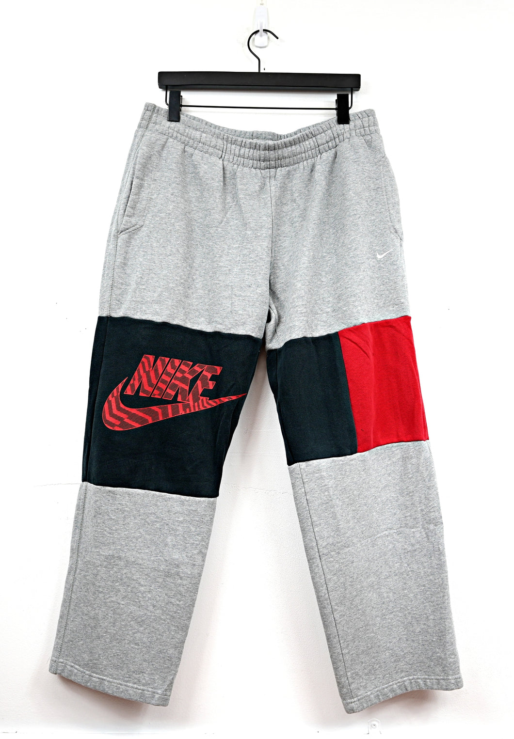 Haus Of Mojo Rework Nike Red Striped Unisex Sweatpants