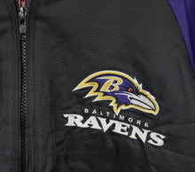 Load image into Gallery viewer, Baltimore Ravens Embroidered Vintage NFL Bomber Jacket
