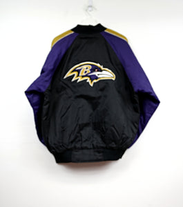 Baltimore Ravens Embroidered Vintage NFL Bomber Jacket