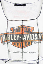 Load image into Gallery viewer, Haus Of Mojo Reworked Vintage Harley Davidson Milwaukee Double Stitch Crop Top
