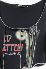 Load image into Gallery viewer, Haus Of Mojo Reworked Vintage Led Zeppelin The Hermit Double Stitch Crop Top
